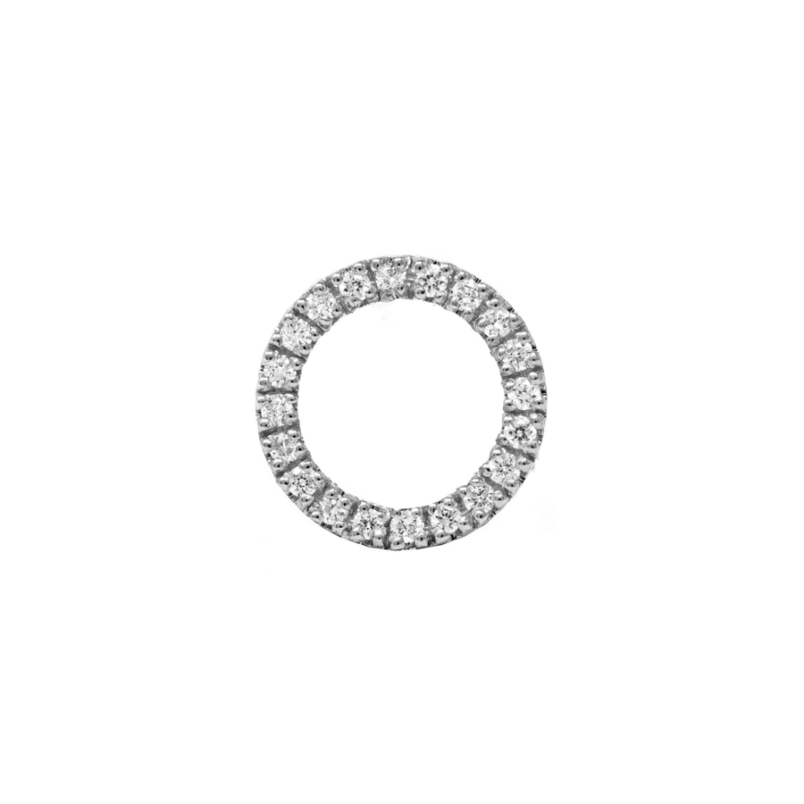 Aretes Círculo Pavé grande