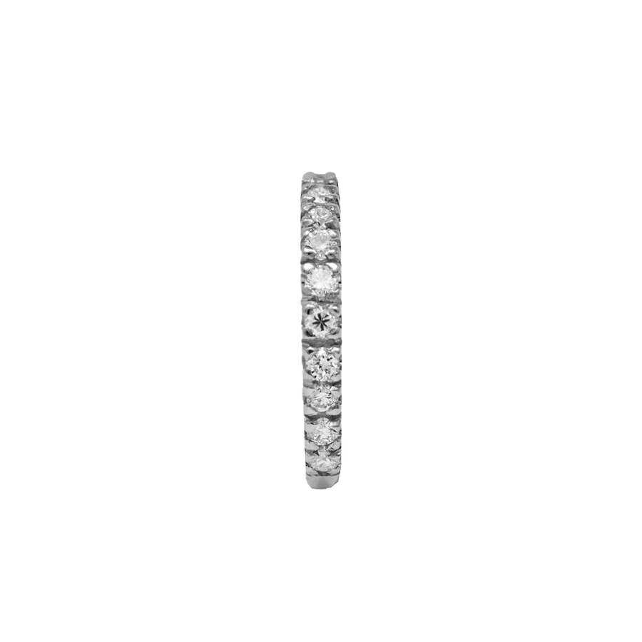 Arracadas Huggies Clásicas con Diamantes