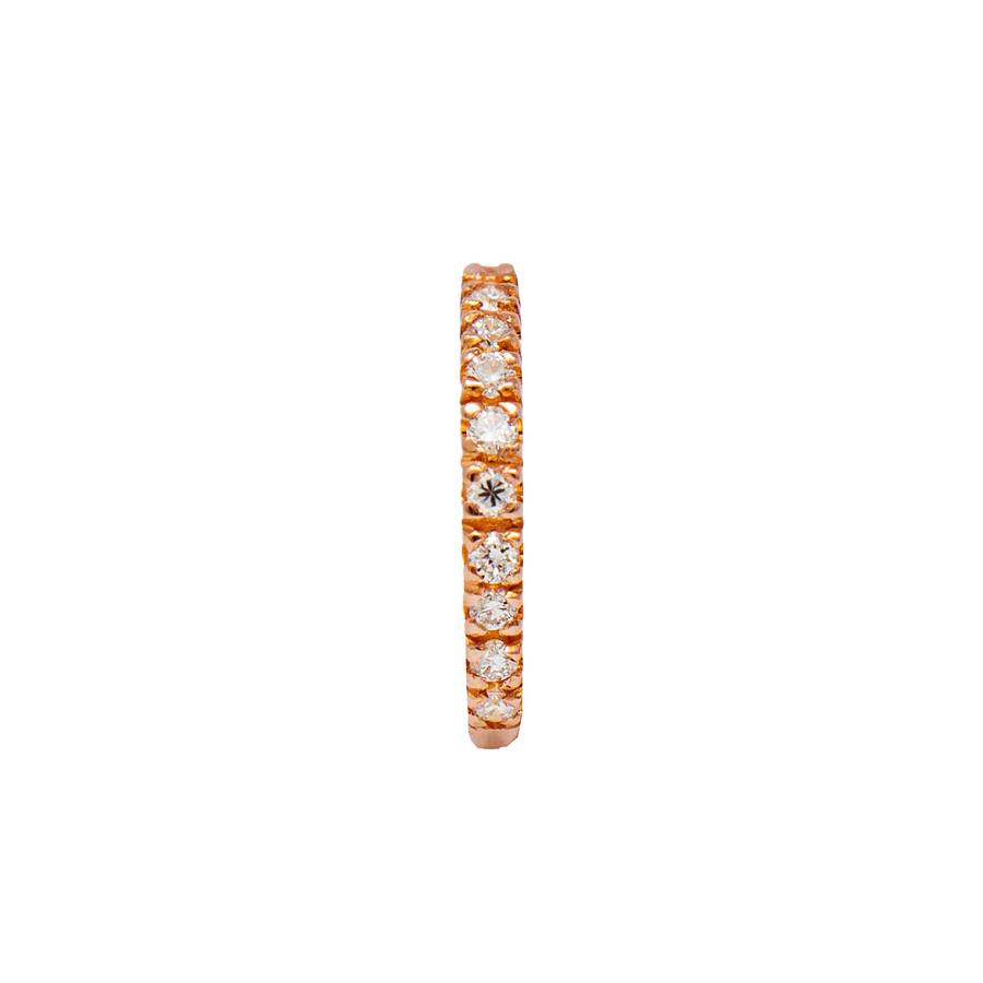 Arracadas Huggies Clásicas con Diamantes