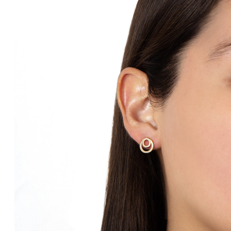 Aretes Eclipse de oro